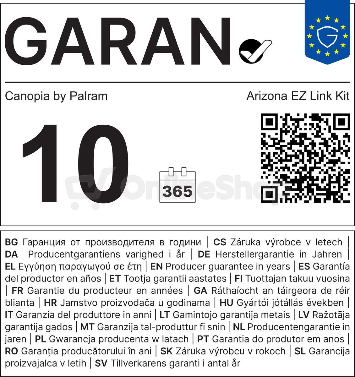 Palram - Canopia Arizona 5000 EZ Link Kit, propojovací set