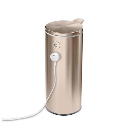 Bezdotykov dvkova mdla Simplehuman  266 ml, Rose Gold ocel, dobjec ST1046