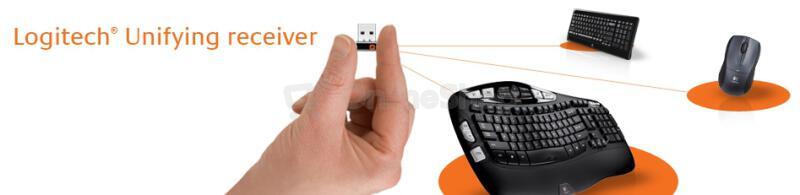 Myš Logitech Wireless Mouse M705 Marathon, černá (910-001949)