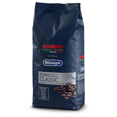 SET DeLonghi: Kva Kimbo Prestige 1kg + Kimbo Classic 1kg + EcoDecalk mini + Skleniky na cappuccino