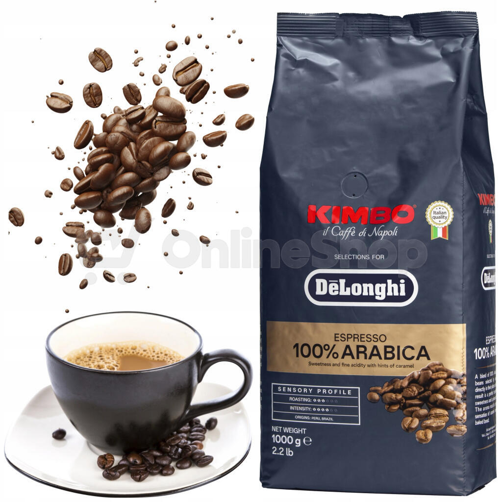 Káva DeLonghi Kimbo 100% Arabica 1kg