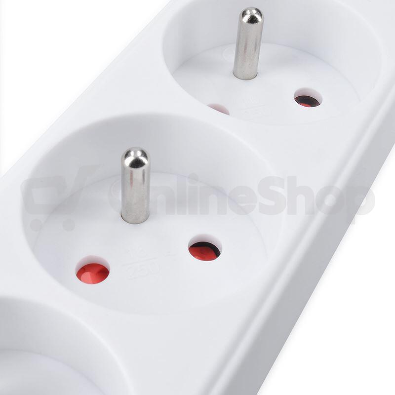 Prodlužovací přívod Solight 3z, 10m, 3 x 1,5mm2, bílý