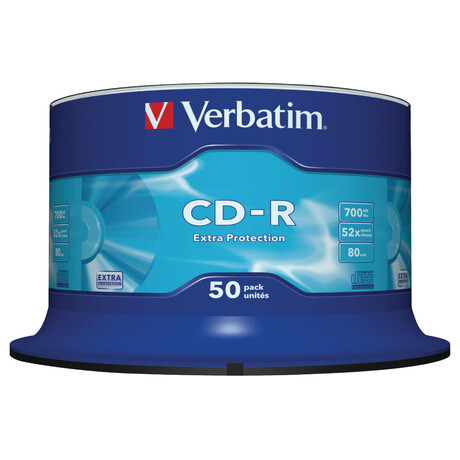 Disk Verbatim CD-R DL 700MB/80min, 52x, Extra Protection, 50cake