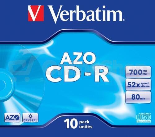 Disk Verbatim CD-R DL 700MB/80min, 52x, Extra Protection, 10cake