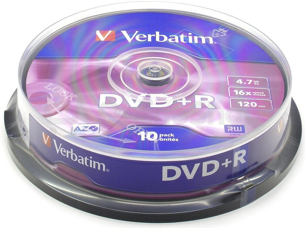 Disk Verbatim DVD+R 4,7GB, 16x, 10cake