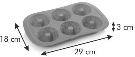 Forma 6 mini báboviček Tescoma DELÍCIA SiliconPRIME 629437, 29x18 cm