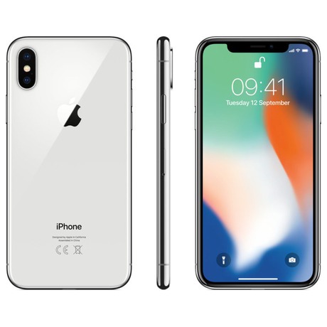 APPLE iPhone X&nbsp;64GB Silver (foto 1)