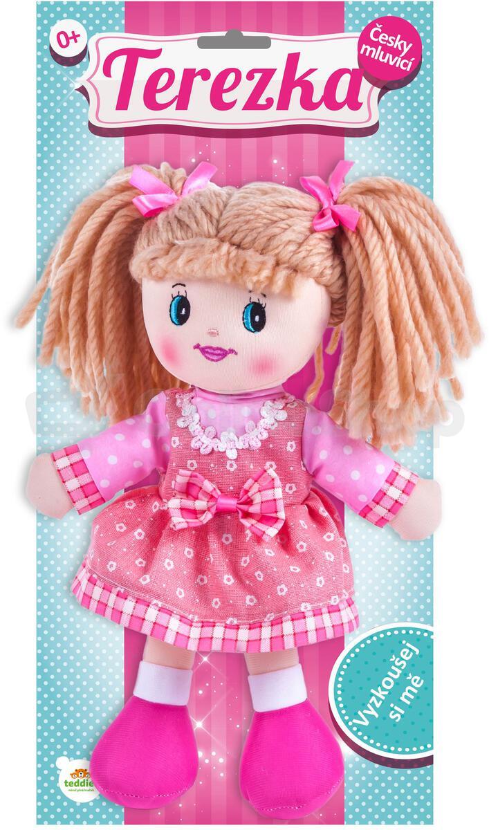 Mluvící panenka Teddies Terezka, 30cm