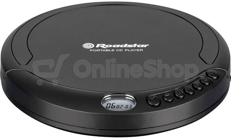 Přenosný MP3 přehrávač Roadstar PCD 435CD, černý