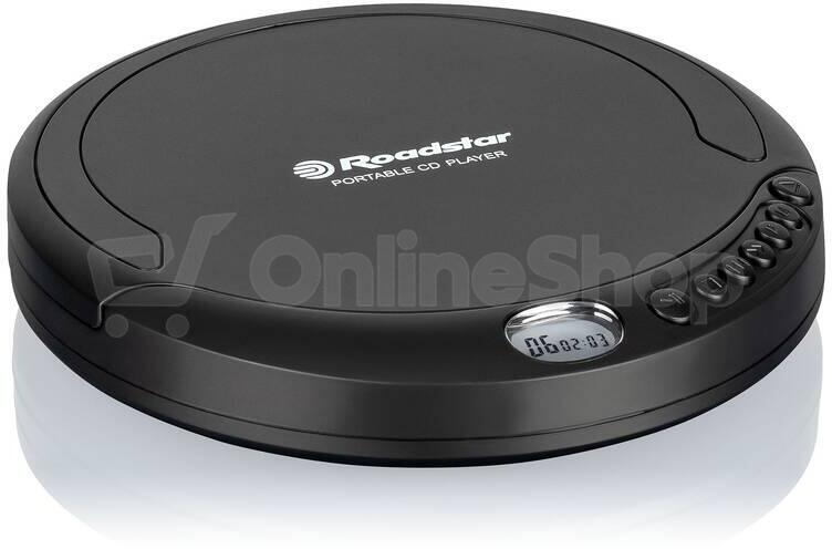 Přenosný MP3 přehrávač Roadstar PCD 435CD, černý