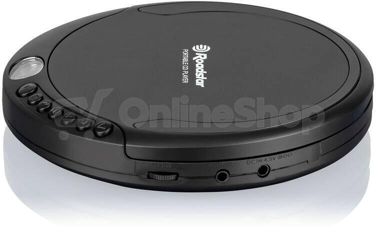 Přenosný MP3 přehrávač Roadstar PCD 435CD, černý