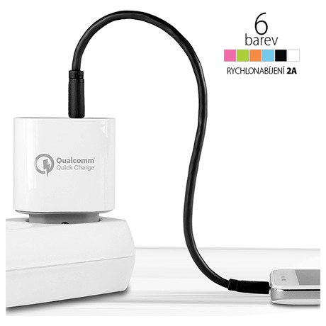 AXAGON HQ&nbsp;Kabel Micro USB, 2A, černý, 2&nbsp;m (foto 6)