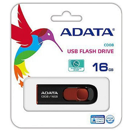 ADATA flash disk 16GB C008 USB 2.0 černý (foto 3)