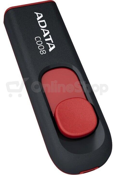ADATA flash disk 16GB C008 USB 2.0 černý (AC008-16G-RKD)