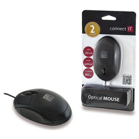 CONNECT IT&nbsp;optická myš V90 černá USB (foto 2)