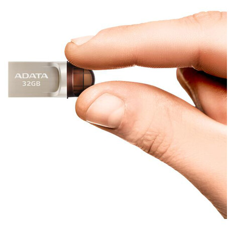 ADATA flash disk 32GB UC370 OTG USB 3.1 USB-C kovový (foto 2)