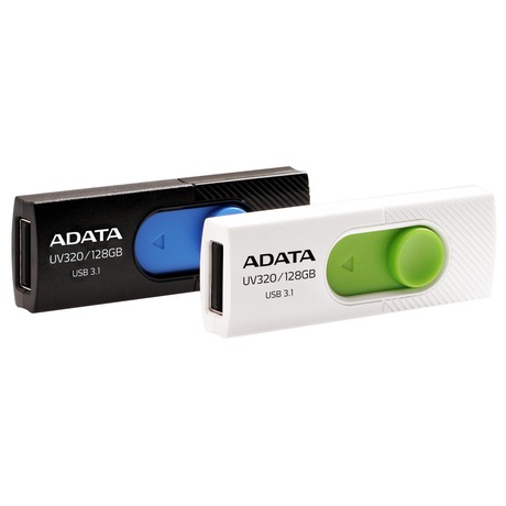 ADATA flash disk 32GB  UV320 USB 3.1 bílo-zelený (foto 2)