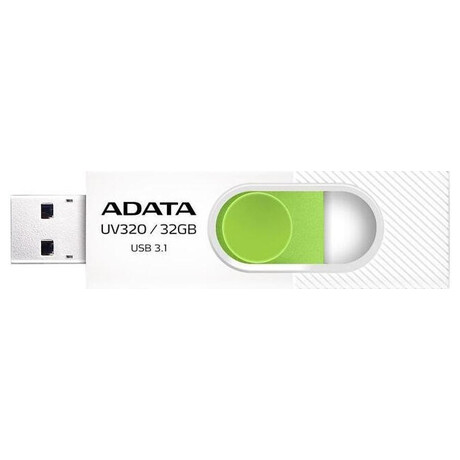 ADATA flash disk 32GB  UV320 USB 3.1 bílo-zelený (foto 1)