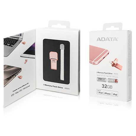 ADATA flash disk 32GB AI920 Lightning USB 3.1 Gen1 (foto 1)