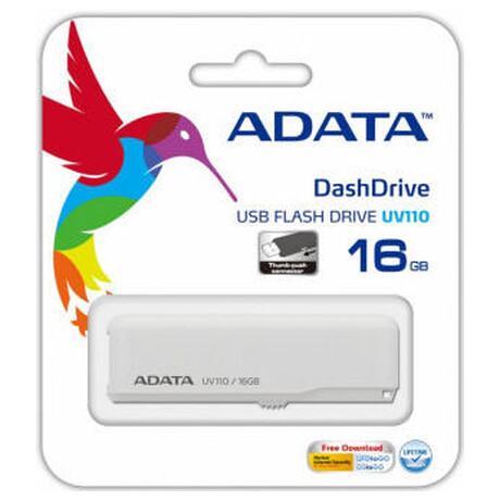 ADATA flash disk 16GB UV110 USB 2.0 bílý (foto 2)