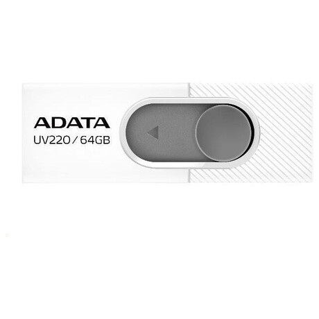 ADATA flash disk 16GB  UV220 USB 2.0 bílo-šedý (foto 1)