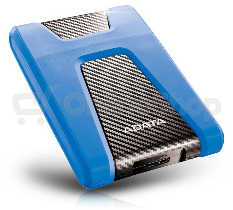 ADATA externí HDD HD650 1TB USB 3.1 2.5" guma/plast (5400 ot./min) modrý (AHD650-1TU31-CBL)