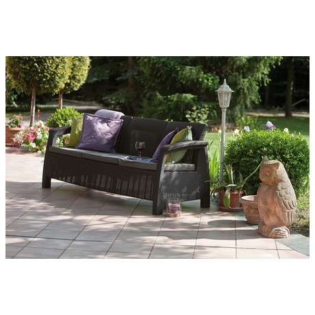 CORFU LOVE SEAT MAX - grafit Keter