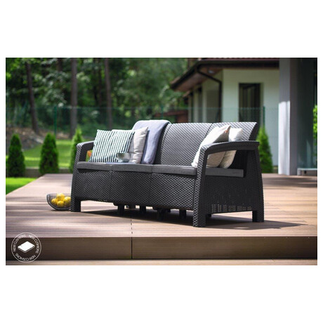 CORFU LOVE SEAT MAX - grafit Keter