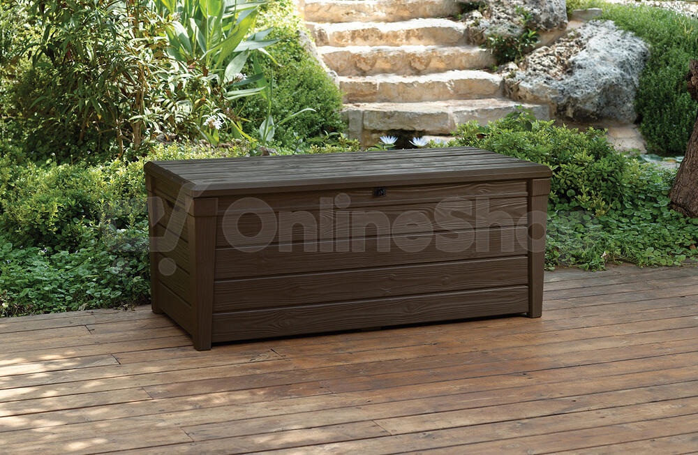 KETER BRIGHTWOOD box - 455L - hnědý
