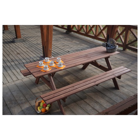 PIKNIK zahradn set devn - 200 cm - moen Rojaplast