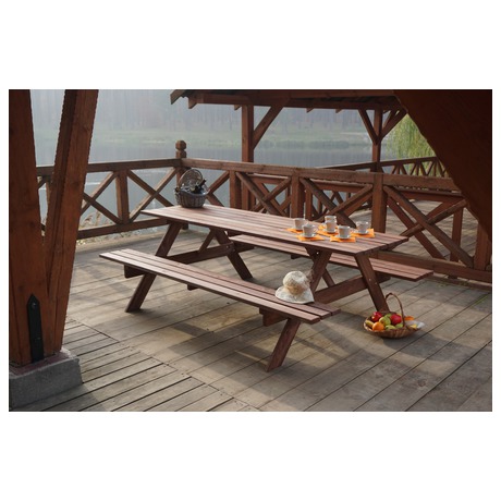 PIKNIK zahradn set devn - 200 cm - moen Rojaplast