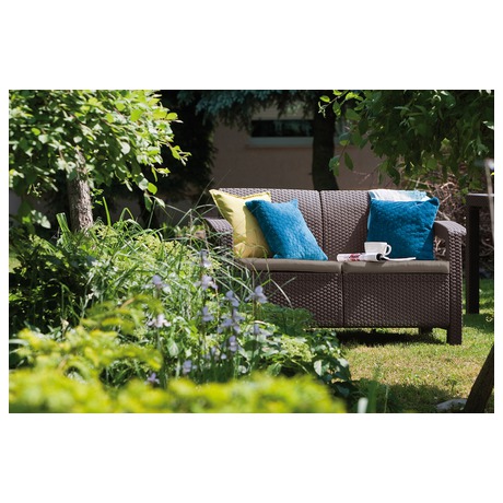 CORFU LOVE SEAT - hnd Keter