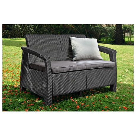 CORFU LOVE SEAT - hnd Keter