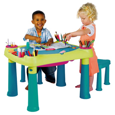 CREATIVE PLAY TABLE +&nbsp;stoličky Keter (foto 1)