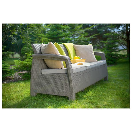 CORFU LOVE SEAT MAX - cappuccino Keter