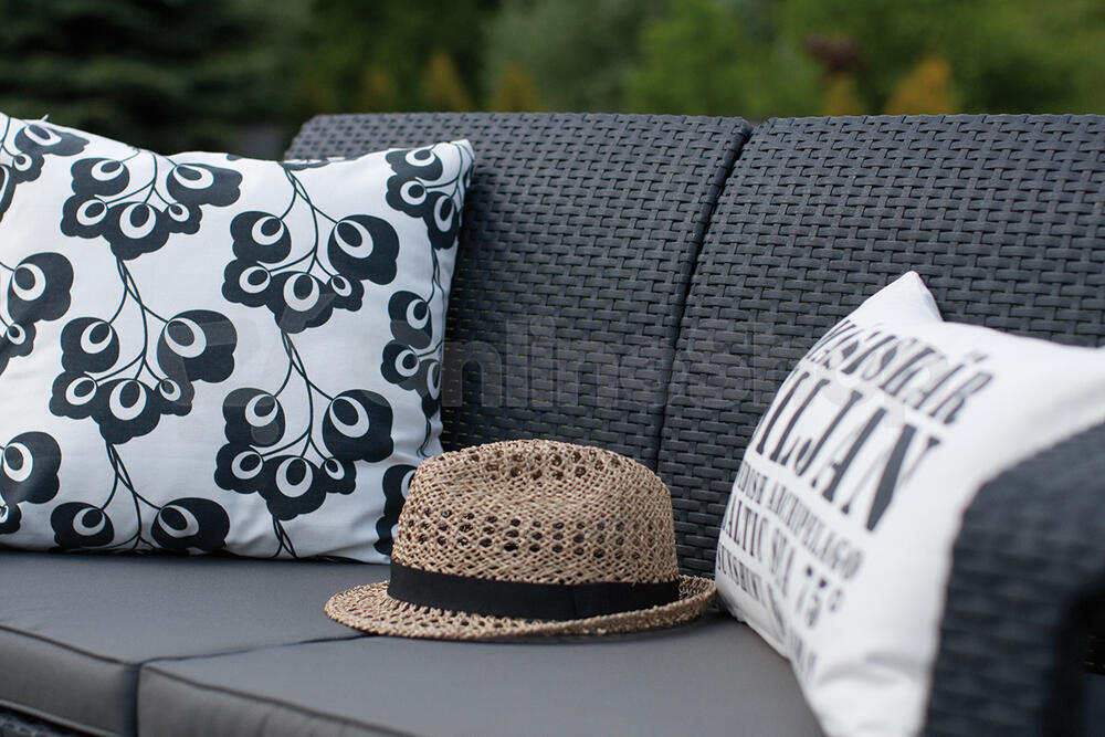 KETER CORFU LOVE SEAT - grafit