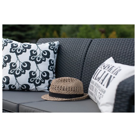 KETER CORFU LOVE SEAT - grafit