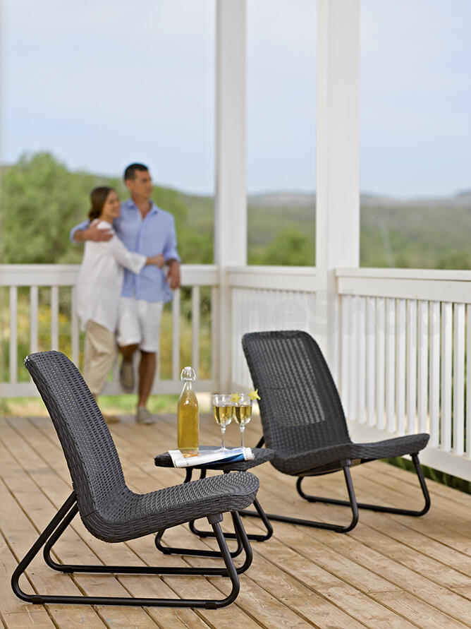 Zahradní nábytek Keter Rio Patio set grafitový