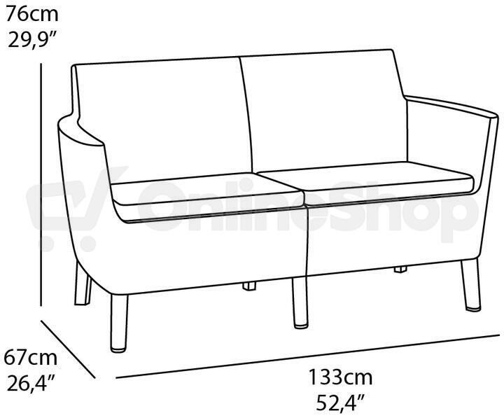 KETER SALEMO set - grafit