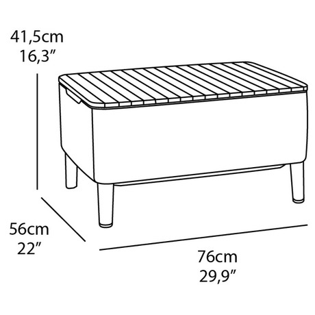 KETER SALEMO balcony - grafit