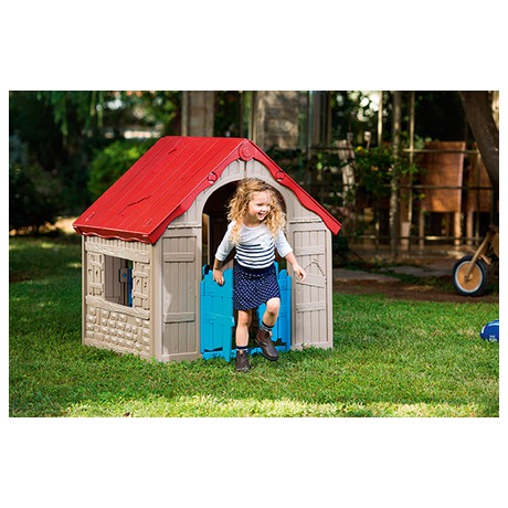 FOLDABLE PLAYHOUSE - béžový Keter