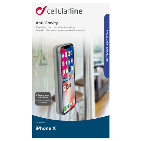 Cellularline ANTI-GRAVITY pro iPhone X (ANTIGRAVCIPH8T)