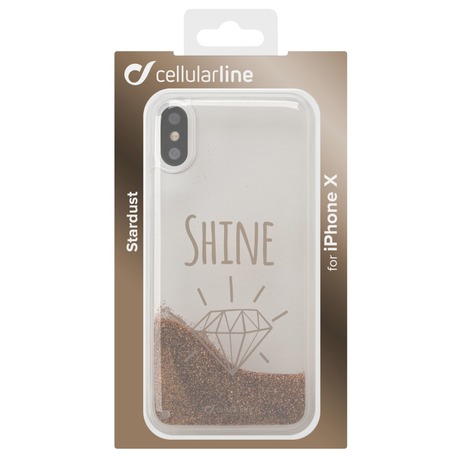 Cellularline Stardust iPhone X,&nbsp;motiv Shine (foto 1)
