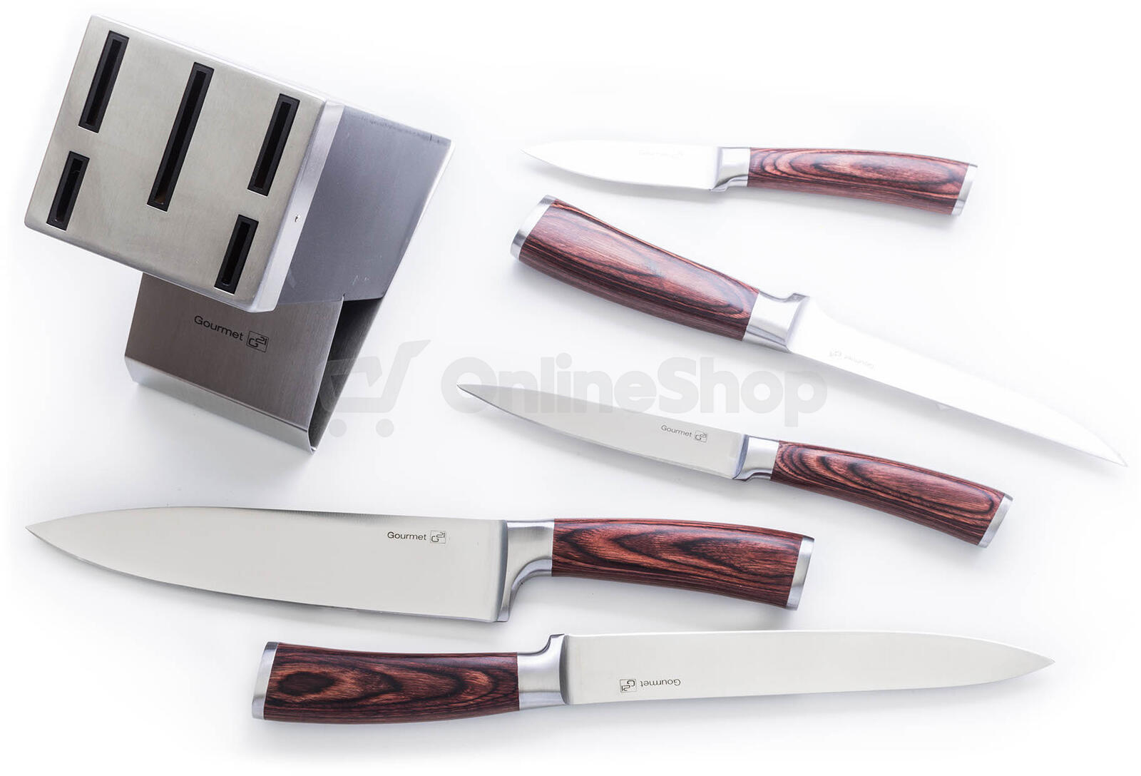Sada nožů ve stojanu G21 Gourmet Dynamic, 5 ks