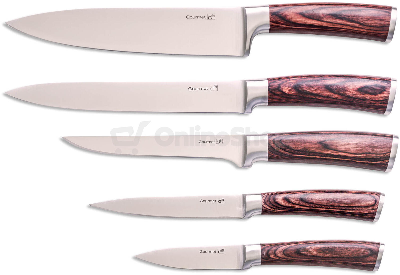 Sada nožů ve stojanu G21 Gourmet Dynamic, 5 ks