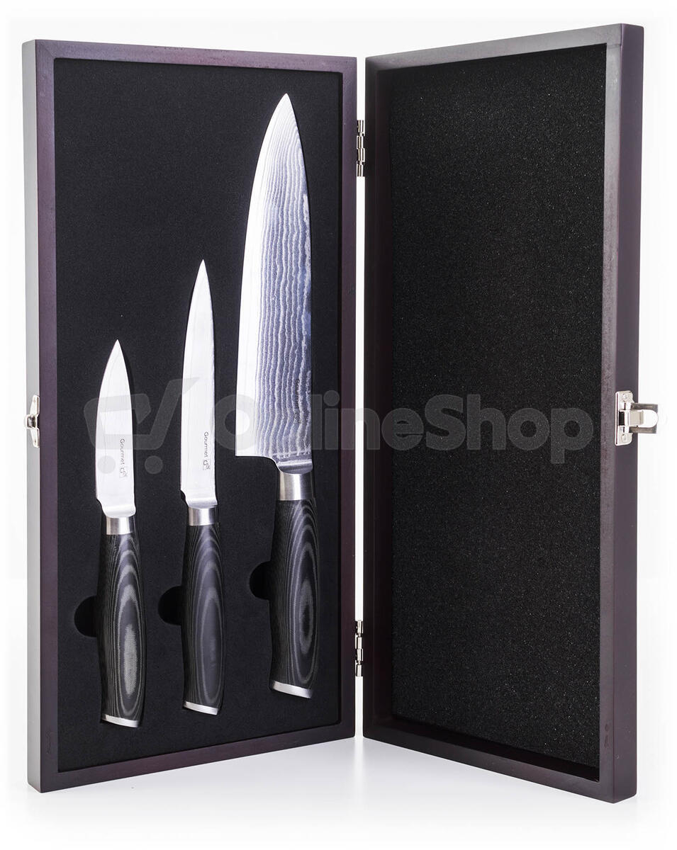 Sada nožů G21 Gourmet Damascus small box,3 ks