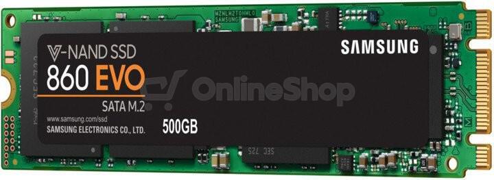 Samsung 860 EVO/500GB/SSD/M.2 SATA/5R (MZ-N6E500BW) | ONLINESHOP.cz