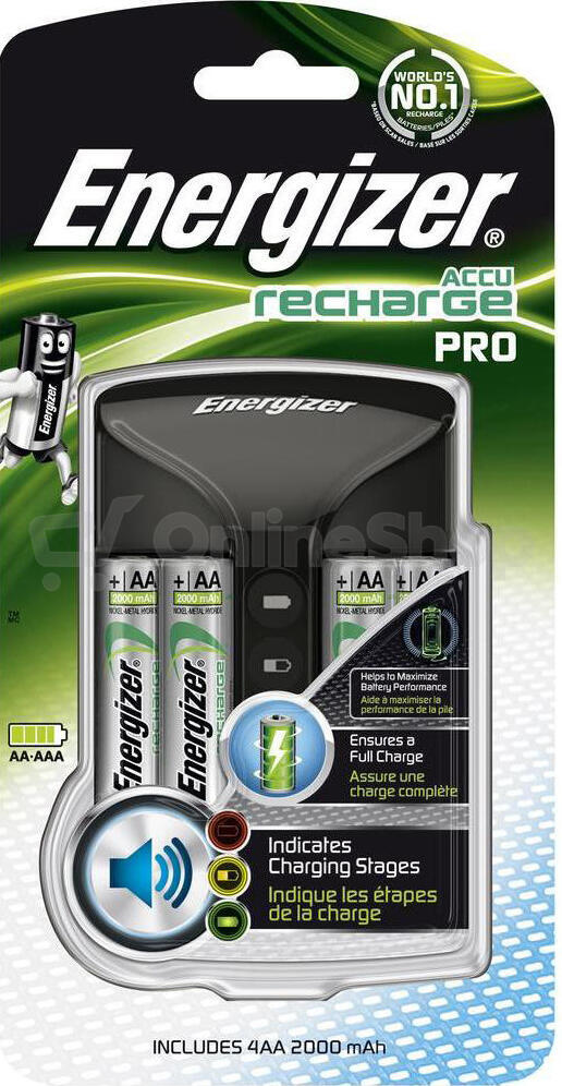 Nabíječka Energizer 4xAA NiMH 2000mAh