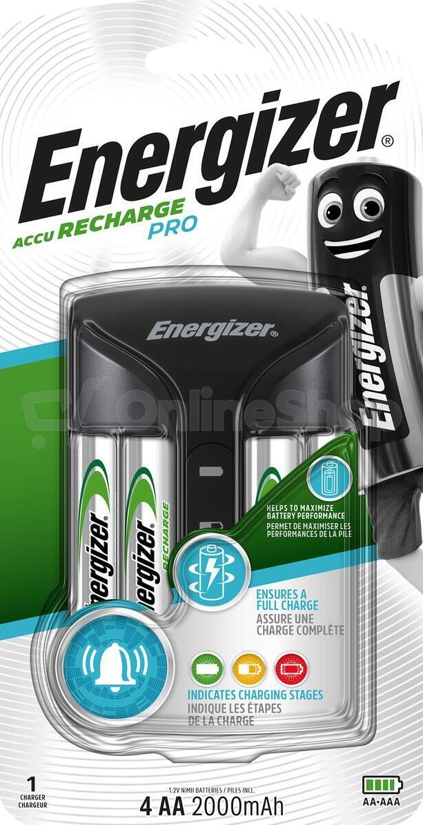 Nabíječka Energizer 4xAA NiMH 2000mAh