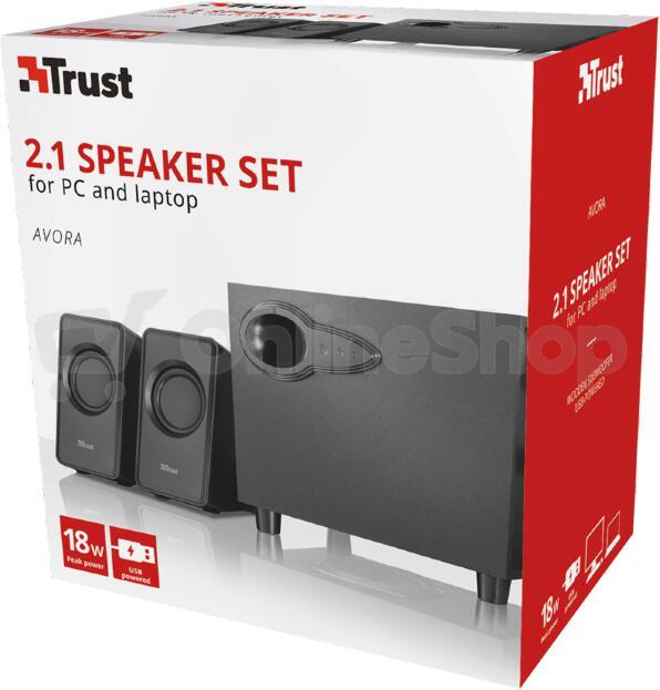 zvuk. systém TRUST Avora 2.1 Suwoofer Speaker set (20442)